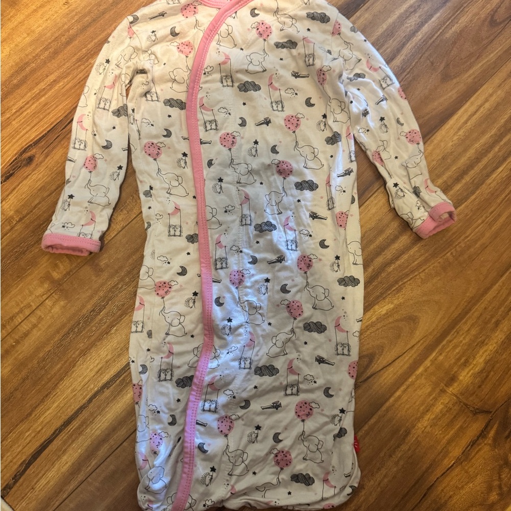 Cozy Pink and White Kids Pajamas